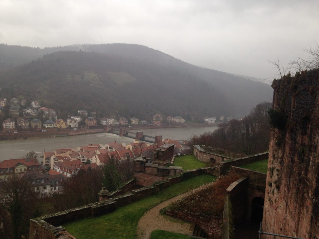 Vista do castelo de Heidelberg