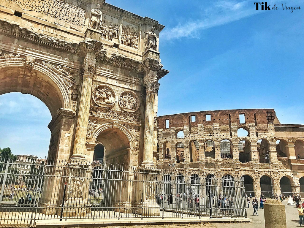 Arco di Constantino e Coliseu